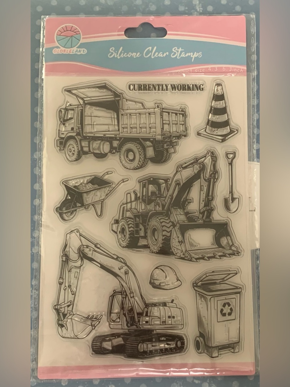 Engineering Globe Home Design Silicone Stamps
